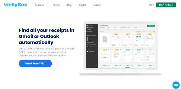 Wellybox homepage