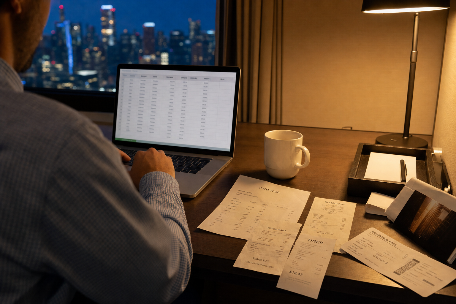 Travel Expense Report Template (Google Sheets) for Business Trips