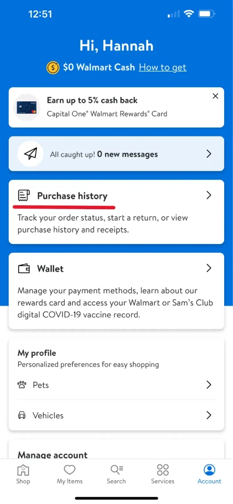 You can grab a digital copy of your receipt by clicking Receipt Details