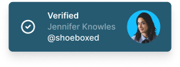 Verified receipt data